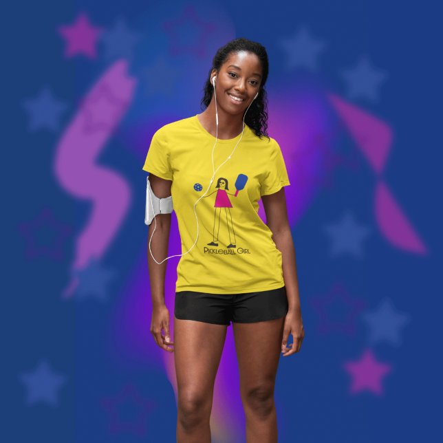 Pickleball Girl Fun Love T-Shirt (Creator Uploaded)