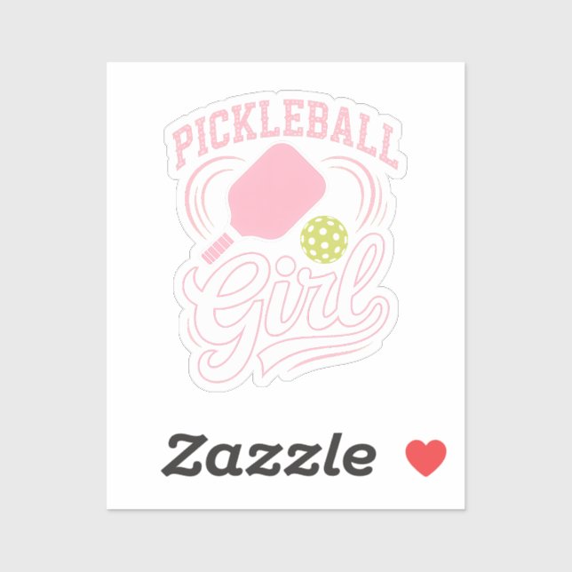 Pickleball Girl Player (Sheet)