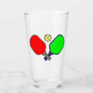 Pickleball glass. Glass Cup