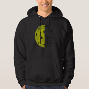 Pickleball Grandma Grandpa Vintage You Don't Stop Hoodie