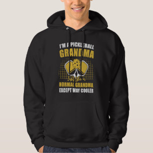 Pickleball Grandma Pickleball Player Grandmother Hoodie