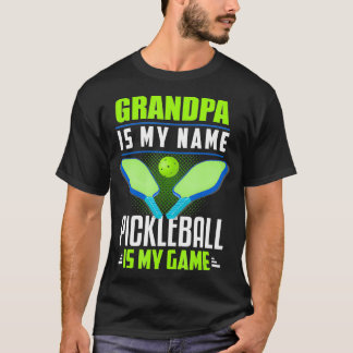 Pickleball Grandpa Grandfather Funny Pickleball G T-Shirt