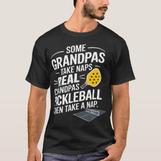 Pickleball Grandpa Player Father's Day Funny T-Shirt
