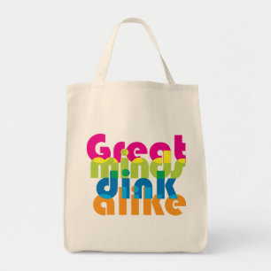 Pickleball Great minds dink alike Tote Bag