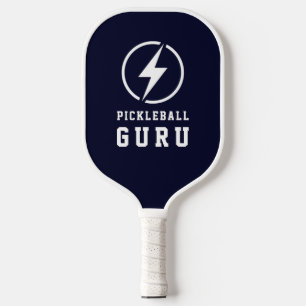 Pickleball Guru Monogram Lightning Bolt Customised Paddle