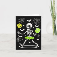 Pickleball Halloween Costume, Spooky Season Skelet