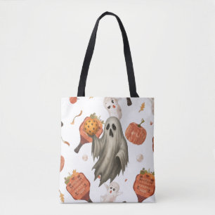Pickleball Halloween themed for party Tote Bag