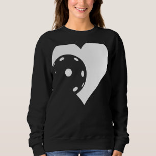 Pickleball Heart Pickleball Outfit Men Women Sweatshirt