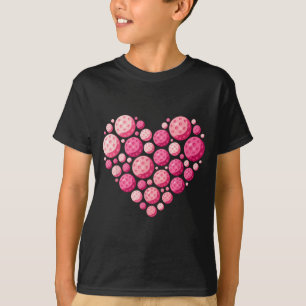 Pickleball heart valentine's day pickleball lover T-Shirt