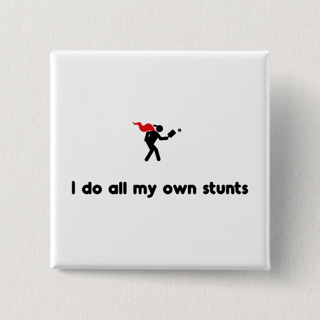 Pickleball Hero 15 Cm Square Badge (Front)