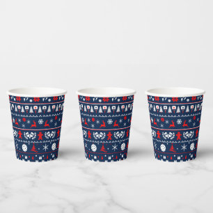 Pickleball Holiday Cheer Cup! Paper Cups