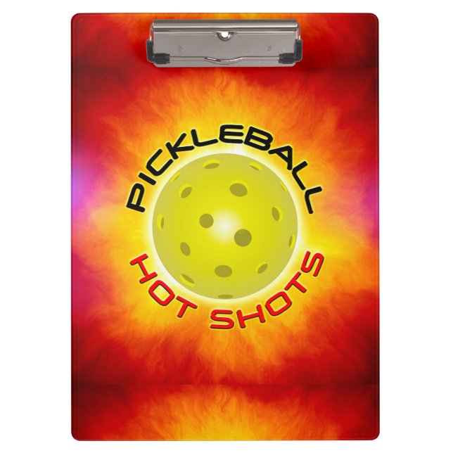 Pickleball Hot Shots 1 Clipboards (Front)