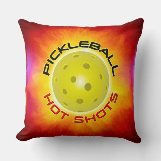 Pickleball Hot Shots 1 Pillows (Front)