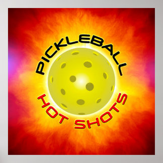 Pickleball Hot Shots 1 Print