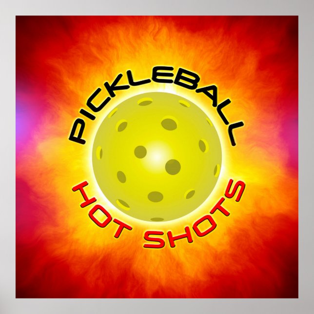 Pickleball Hot Shots 1 Print (Front)