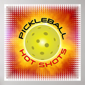 Pickleball Hot Shots 1A Print