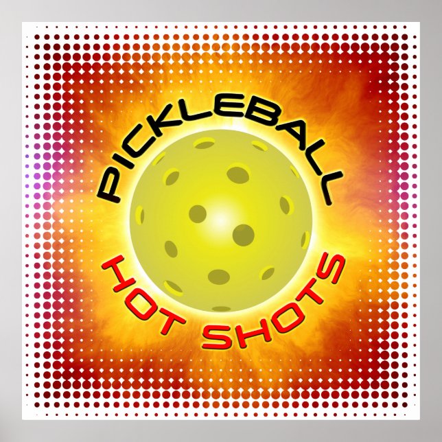 Pickleball Hot Shots 1A Print (Front)