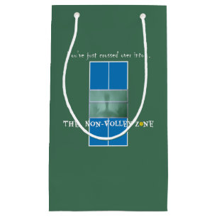 Pickleball Humour, the Non-Volley Zone Small Gift Bag