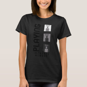 Pickleball Improves Memory Pickleball Dink Paddle  T-Shirt