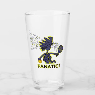 Pickleball in Blue Fanatic Glass