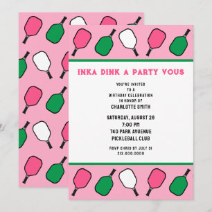 Pickleball Invitation