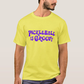 "Pickleball is Groovy" Tie-Dye T-shirt (Light)