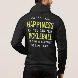 Pickleball is Happiness Funny Pickleball Gift Hoodie