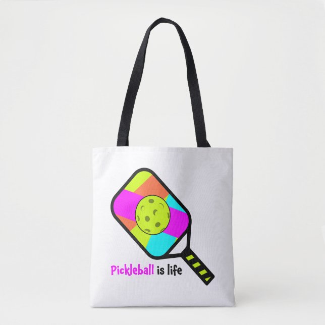 Pickleball is Life Tote Bag (Front)