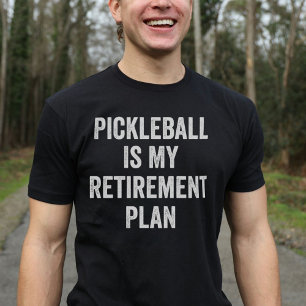 Pickleball Is My Retirement Plan Vintage T-Shirt