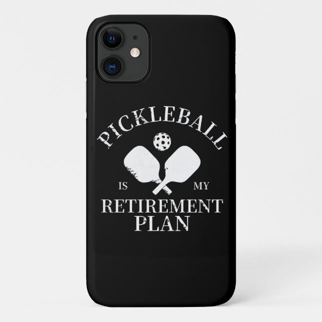 pickleball is my retirement plant Case-Mate iPhone case (Back)