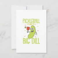 Pickleball It's Kind Of A Big Dill Fun Pun Gift