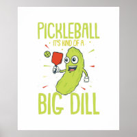 Pickleball It's Kind Of A Big Dill Fun Pun Gift