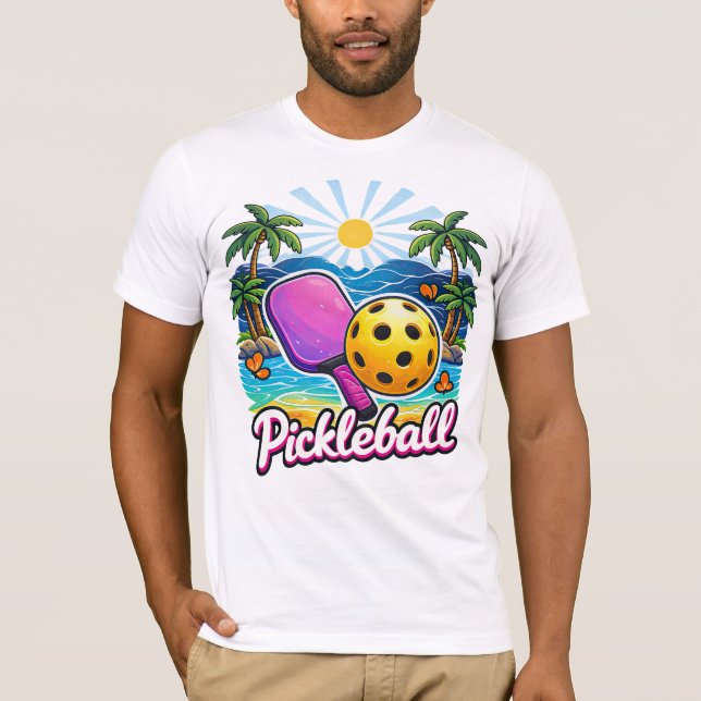 Pickleball Jersey Short Sleeve T-Shirt (Front)