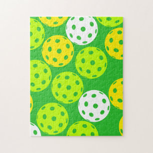 Pickleball Jigsaw Puzzle. Balls, balls, balls!  Puzzle