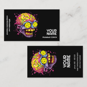 Pickleball Junkie - funny pickleball Business Card