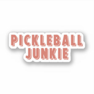 Pickleball Junkie Retro Typography