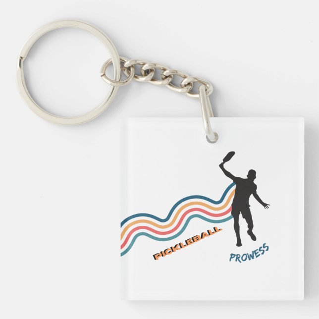 Pickleball  key ring (Front)