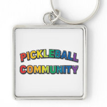 Pickleball Keychain