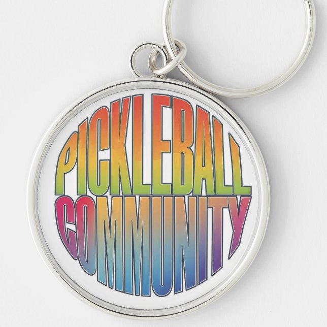 Pickleball Keychain (Front)