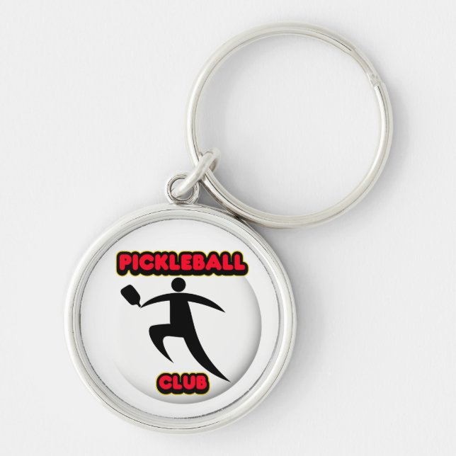 Pickleball Keychain (Front)