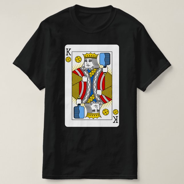 PICKLEBALL KING T-SHIRT (Design Front)