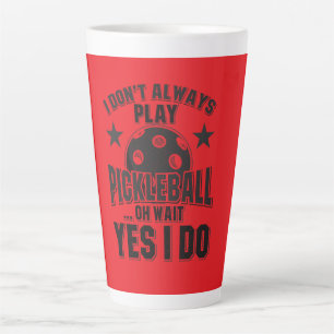 Pickleball Latte Mug