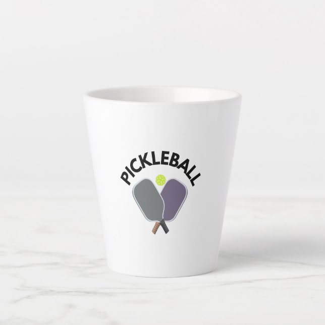 Pickleball Latte Mug (Front)