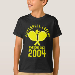 Pickleball legend awesome since 2004 retro 22nd T-Shirt