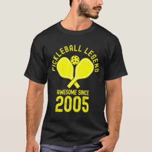 Pickleball legend awesome since 2005 retro 21st T-Shirt