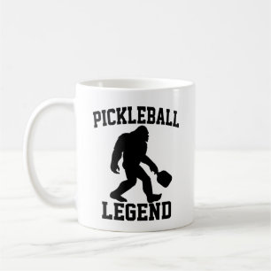 Pickleball Legend Funny Bigfoot Coffee Mug