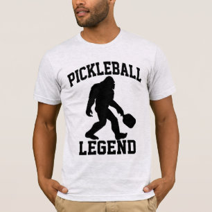 Pickleball Legend Funny Bigfoot  T-Shirt