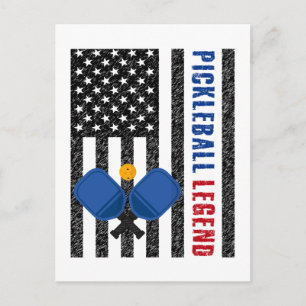 Pickleball Legend USA Postcard