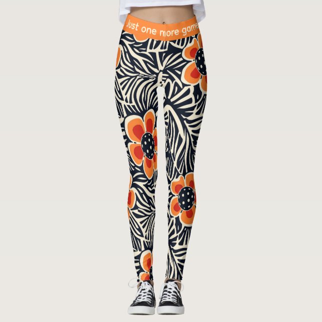 Pickleball Legs and Let Die Leggings (Front)