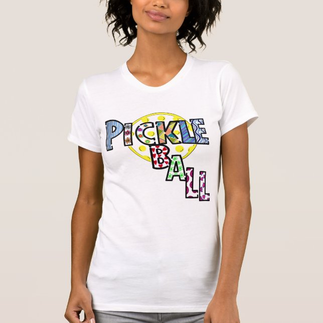 Pickleball lettering T-Shirt (Front)